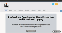 Desktop Screenshot of klz.com